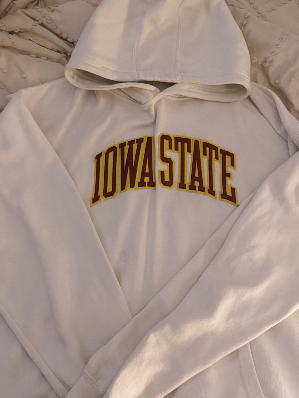 White Hooded Sweatshirt